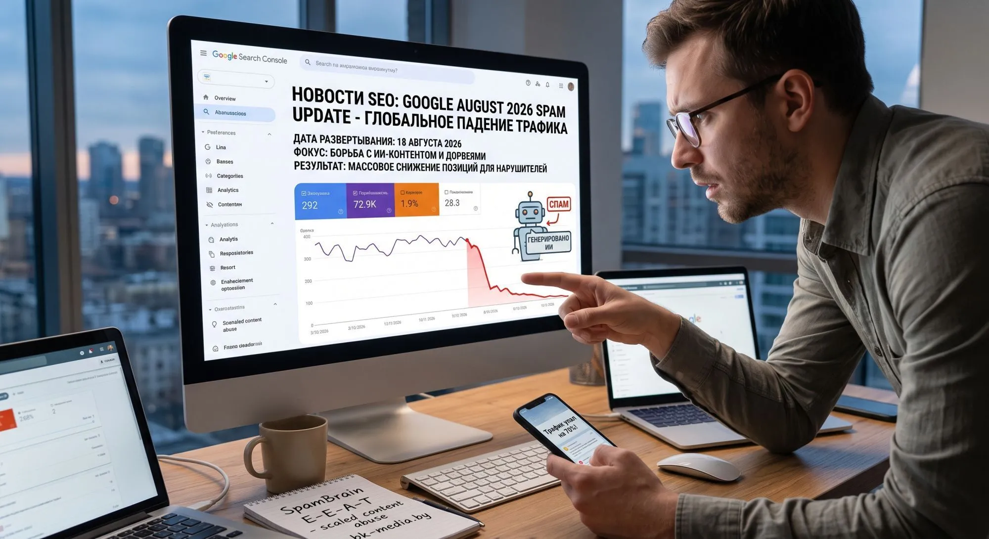 Google August 2026 Spam Update: Почему ваш сайт теряет трафик и как вернуть позиции